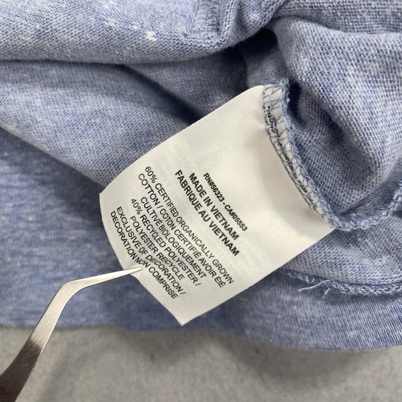 Nike Sportswear Hoodie Mens Medium Blue Gray Pullover Logo Pocket Sweatshirt - Picture 6 of 7